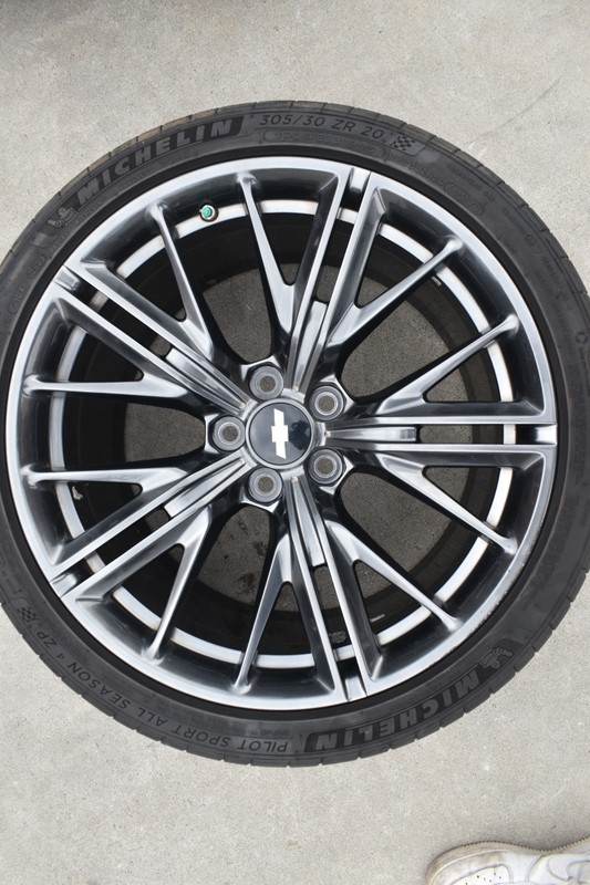 2016-2024 Chevrolet Camaro ZL1 Rear 20x11 Black Wheel 20" Rim USED GM 23442883