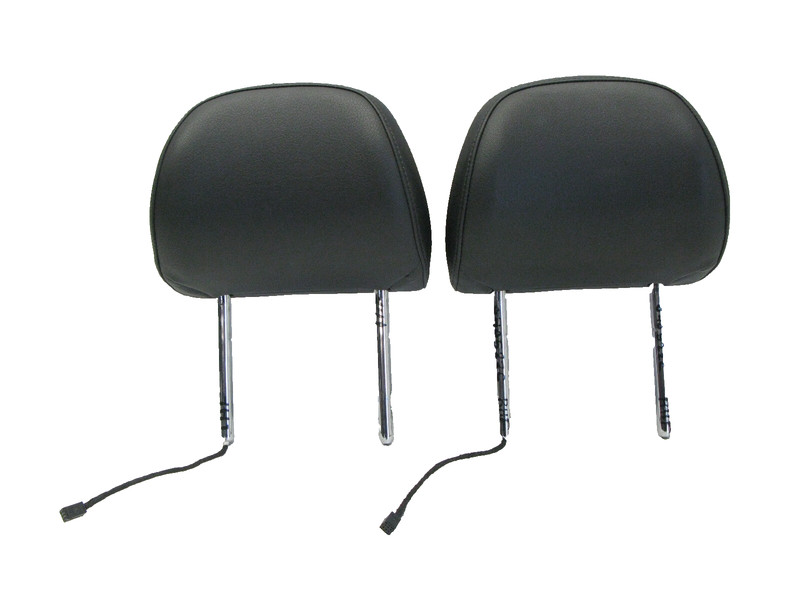08-17 AUDI 8T A5 COUPE FRONT RIGHT AND LEFT HEAD REST HEADREST SET 040522C