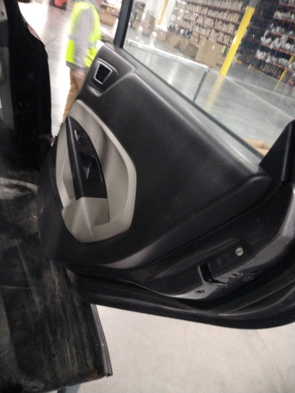 2014 Ford Fiesta Rear Right Door Grey OEM 336311 115K Miles Used