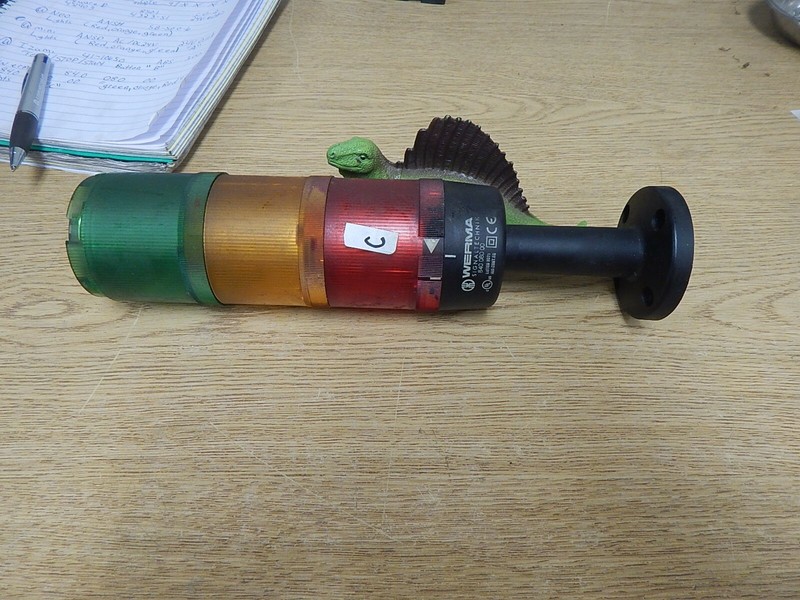 Werma 540 080 00 840 200 00 Green Orange Red Stack Light "C" *FREE SHIPPING*