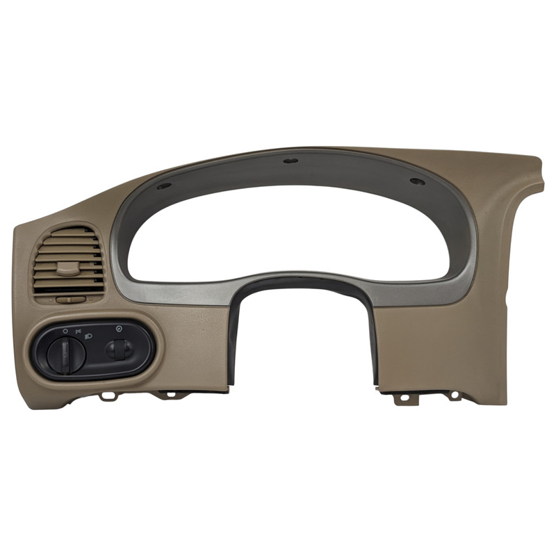 02-05 Ford Explorer Sport Dash Cluster Instrument Trim Bezel Tan OEM