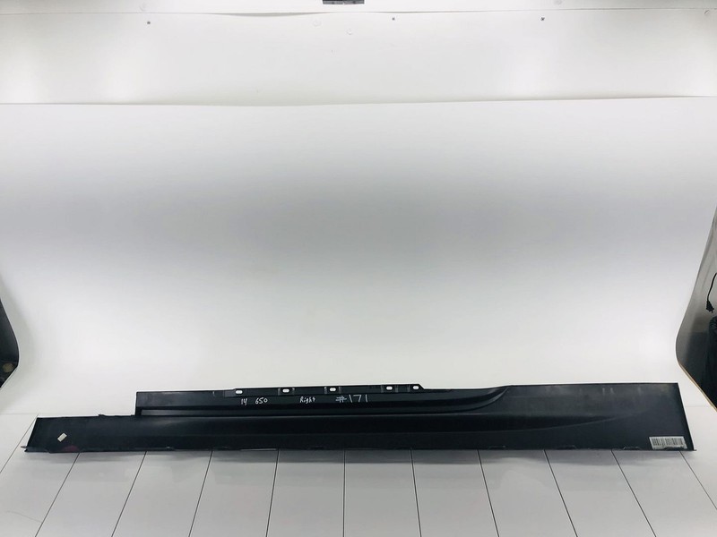 12-18 BMW 650I XDRIVE COUPE RIGHT SIDE ROCKER SKIRT PANEL MOLDING OEM #171