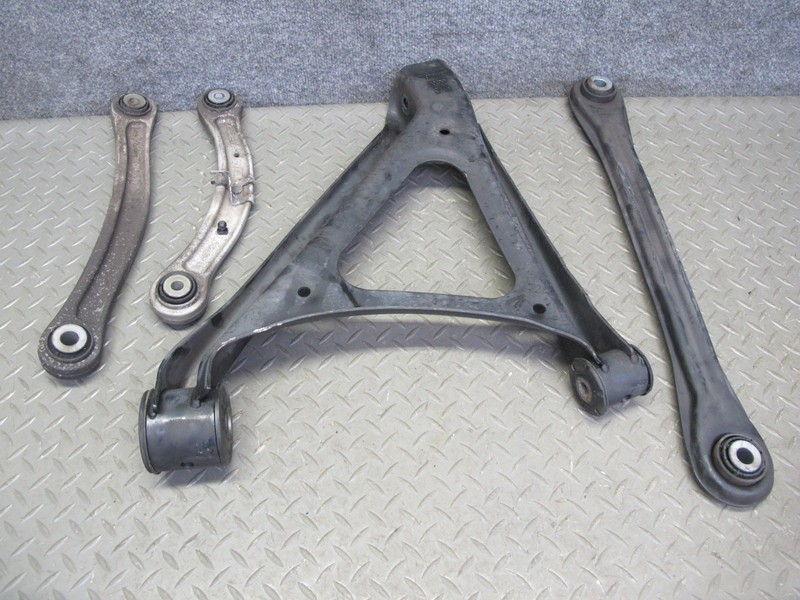 2003-2010 PORSCHE CAYENNE 955 REAR LEFT UPPER & LOWER CONTROL ARM SET OF 4