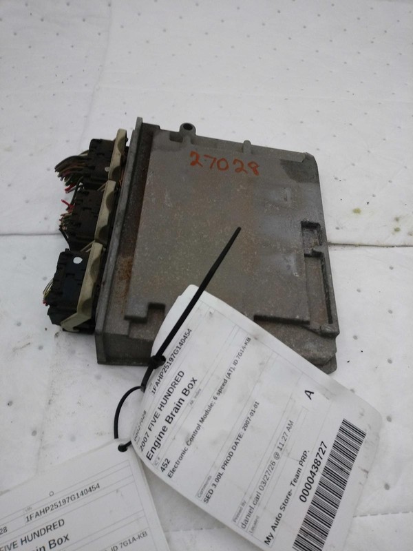 2007 Ford Five Hundred Engine Control Module ECM OEM 3.0L Green 195K Miles