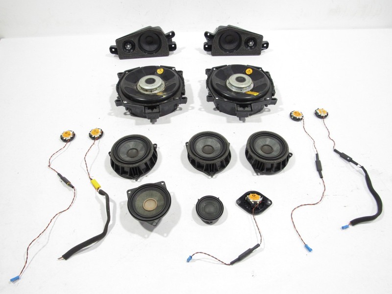14-19 BMW X6 F16 2019 Front Rear Tweeter Speaker Subwoofer Harman Set 14 PCS ;@1