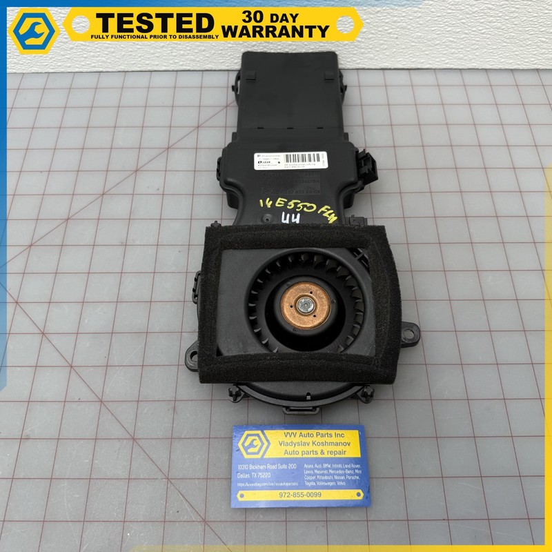 14-17 Mercedes W207 E-Class Convertible FRONT SEAT VENT BLOWER MOTOR FAN OEM