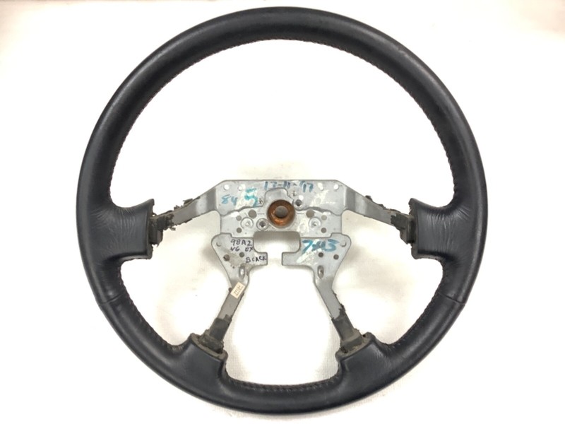 98-02 Honda Accord 2D EX V6 Bare Steering Wheel Black Leather OEM