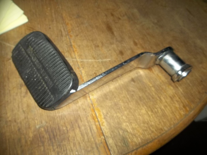 Harley Davidson Foot Pedal w/ Pad 9-1/2" *FREE SHIPPING*