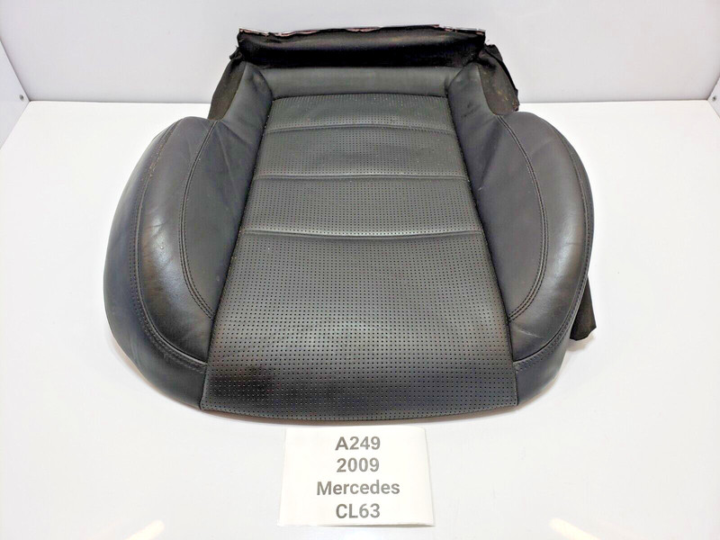 ✅08-14 OEM Mercedes C216 CL63 AMG Front Right Side Bottom Lower Seat leather