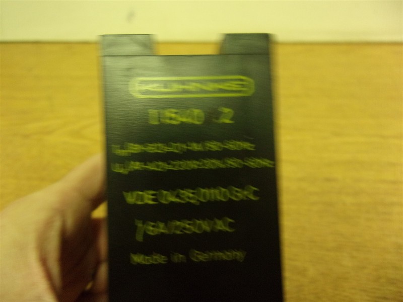 Kuhnke I 1540.2 Power Monitoring Current Relay "F" *FREE SHIPPING*