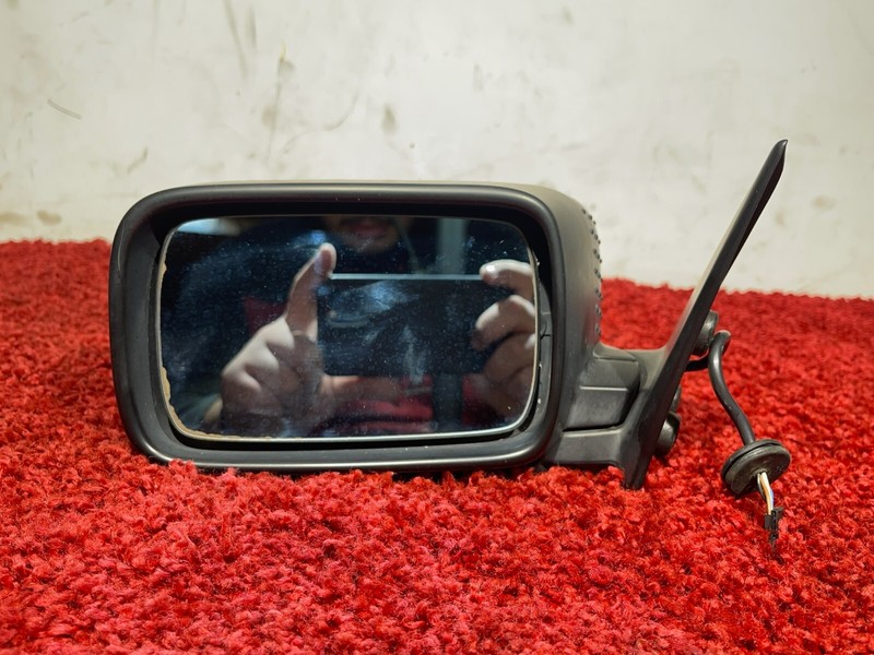 1992-1999 BMW E36 328 3-Series 2door Left Outside Side Mirror Jet Black Heat OEM