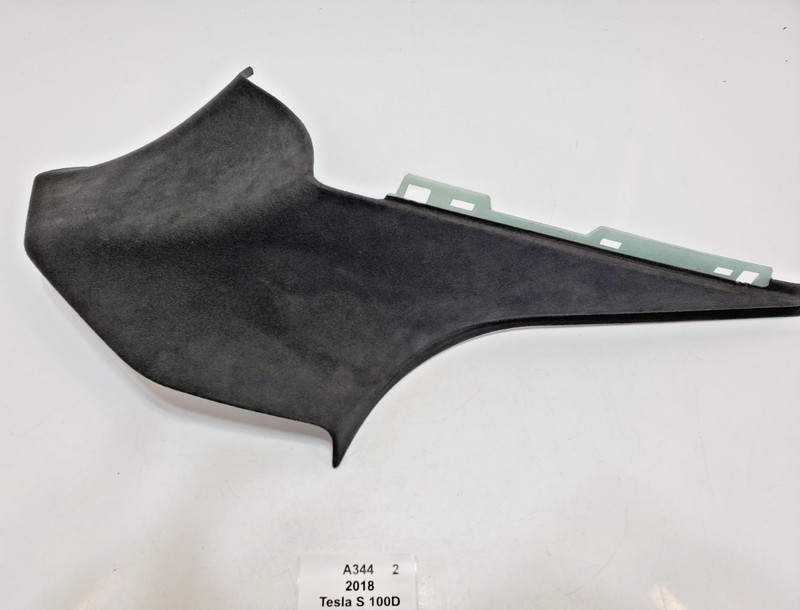 ✅ 12-20 OEM Tesla Model S Rear Left Driver Side C Pillar Trim Cover Alcantara