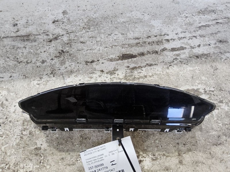 Speedometer Cluster Sedan Upper Assembly Speedometer Fits 06-11 CIVIC 3401004