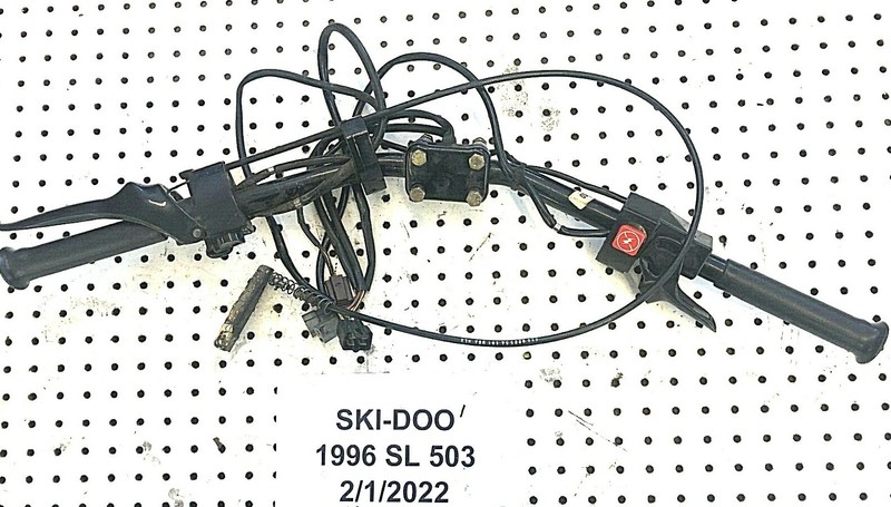 Ski-doo Formula SL 503 Handlebar Assy COMPLETE! 506125900 CLEANED & READY!