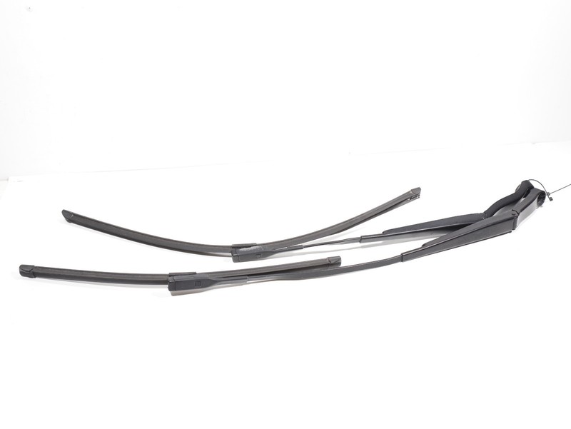 2017-2023 Audi Q7 Left Right Front Windshield Wiper Arm W/ Wiper Blades Set OEM