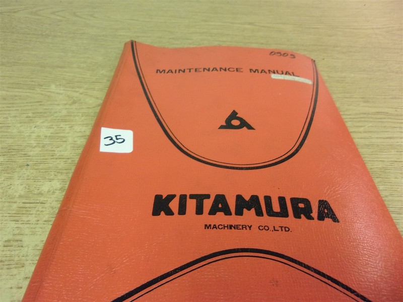 Kitamura Machining Center M-1 Maintenance Manual "35" *FREE SHIPPING*