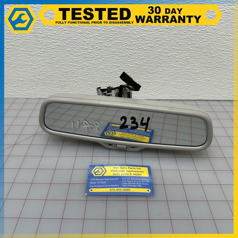 11-14 Audi S8 A8 Quattro INTERIOR REAR VIEW MIRROR OEM