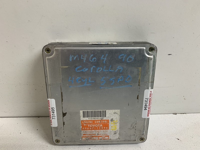 1990 Toyota Corolla Prizm Engine Computer Module Ecu Ecm Pcu Pcm 89661-12490