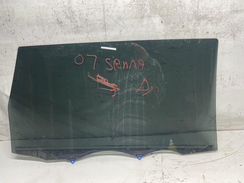 04-10 Toyota Sienna Rear Driver Sliding Door Glass Assembly Oem Tested
