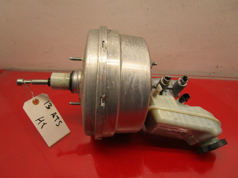 13-14 CADILLAC ATS 2.5L POWER BRAKE BOOSTER W MASTER CYLINDER OEM