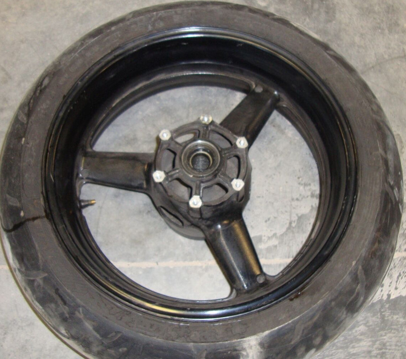 1999 Yamaha YZFR1 YZF R1 YZFR R1000 Rear Rim Tire Wheel Back 190/55-17 17
