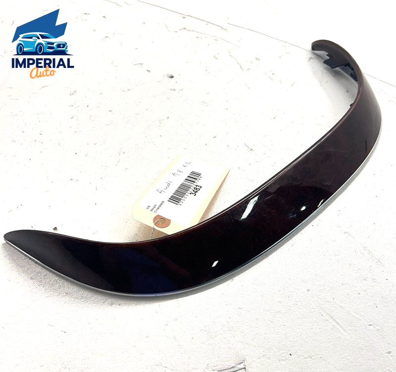 2011-17 AUDI A8 L FRONT LEFT / RIGHT SEAT BACK PANEL UPPER TRIM COVER OEM 1PCS