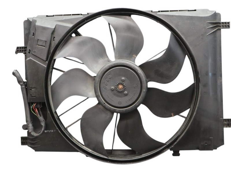08-18 Mercedes W212 E350 C300 Engine Radiator Cooling Fan Motor Assembly OEM
