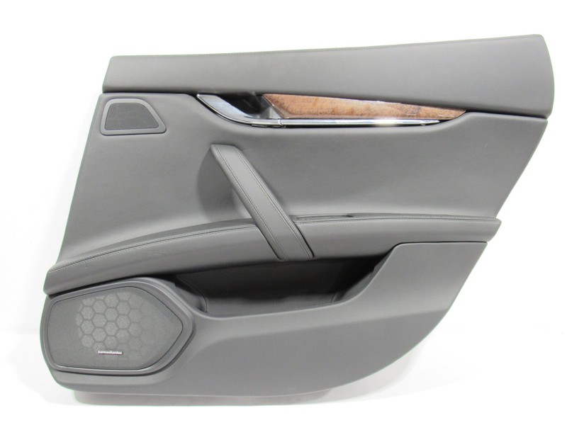 14-19 Maserati Quattroporte 2016 Rear Right Passenger Door Cover Trim Panel ;:A