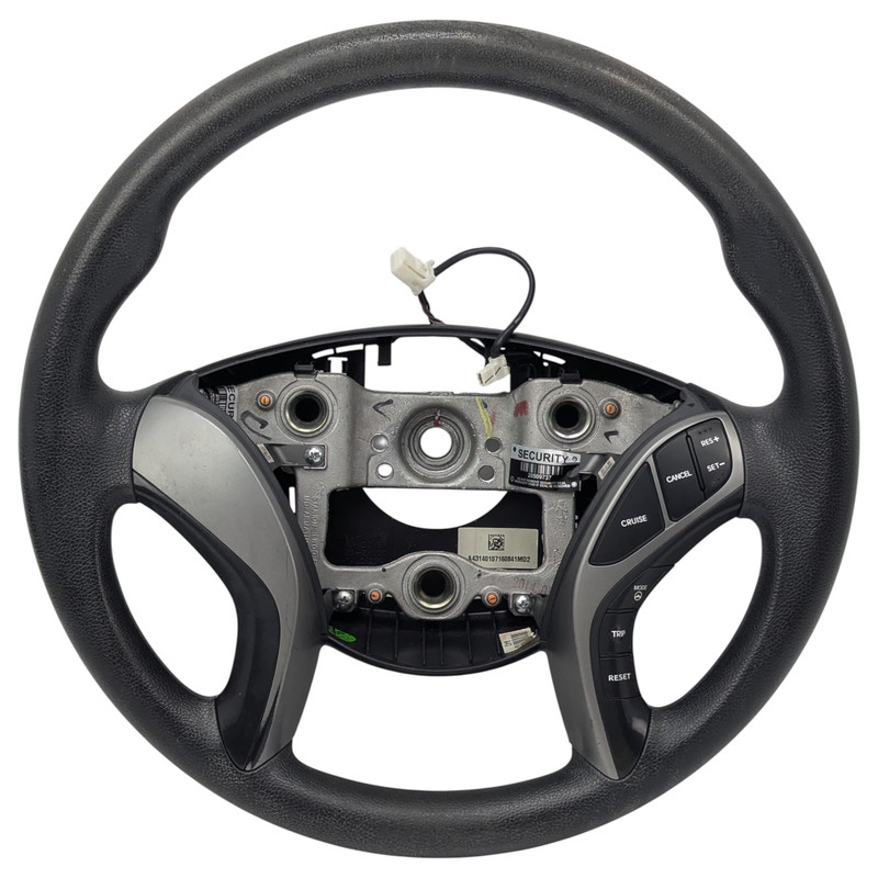 2014 2015 2016 Elantra Steering Wheel Black W/ Cruise Control 967003X700 OEM