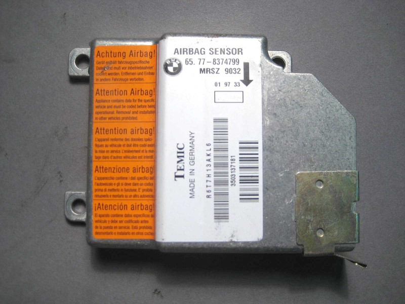 BMW Airbag Sensor Module 1997-1999 E36 E38 E39 Z3 8374799 OEM USED