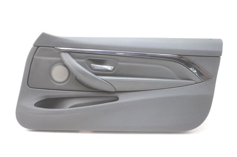 15-20 BMW M4 Coupe Passenger Right Front Black Door Trim Panel