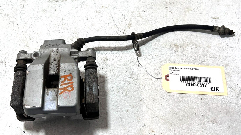 18-23 TOYOTA CAMRY REAR RIGHT PASSENGER SIDE DISC BRAKE CALIPER ASSEMBLY OEM