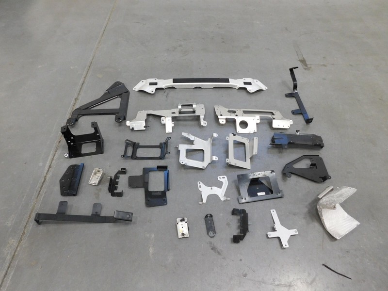 2018 Lamborghini Aventador S LP740-4 Assorted Mounting Brackets #6651 Z1