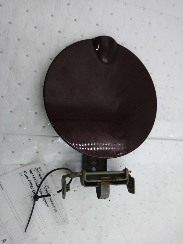 2014 RAM DODGE 1500 Pickup Fuel Filler Door Maroon Used OEM Part 1487687