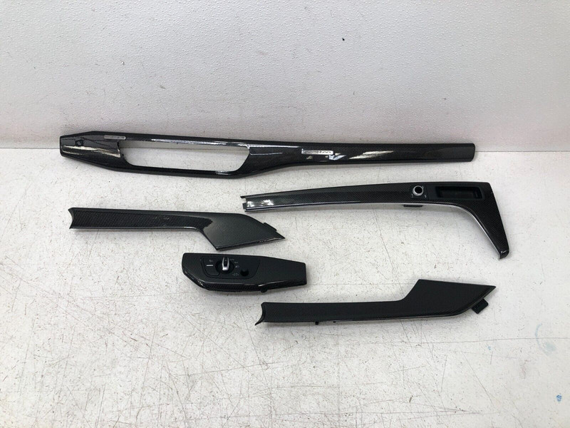 18 19 20 Audi S5 Coupe Carbon Fiber Dashboard Trim Panel Cover Set 1433 OEM