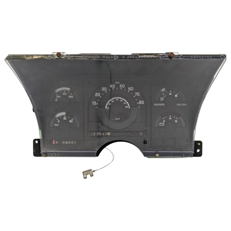 92-93 Chevy GMC C1500 C2500 C3500 Instrument Speedometer Cluster OEM 25079683