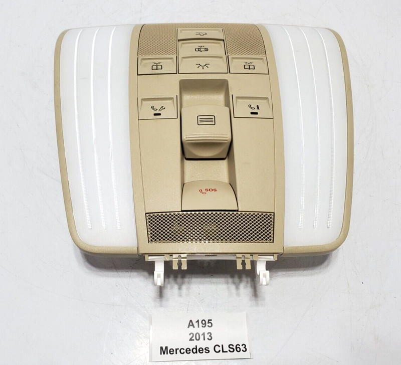✅ 2011-2018 OEM Mercedes W218 CLS63 AMG Overhead Dome Light Lamp Beige