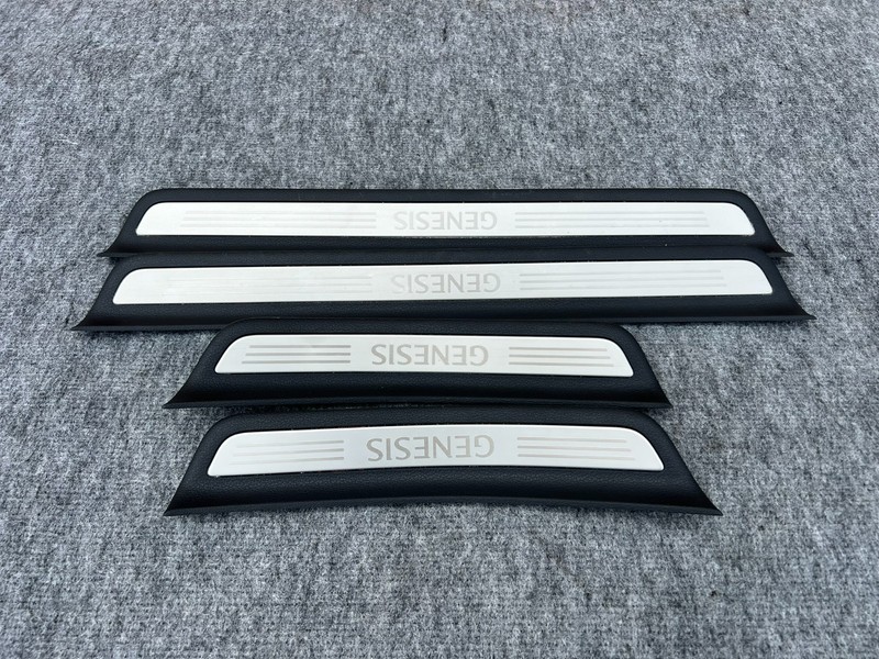 GENESIS G70 2019-2026 OEM FRONT REAR LEFT RIGHT SCUFF PLATE DOOR SILL SILLS SET