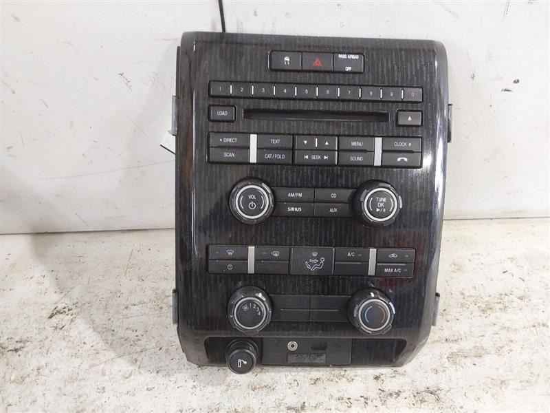 2009-2010 Ford F150 Radio Control Panel w/o 8 in. Touch Screen ID 9L3T-18A802-HB