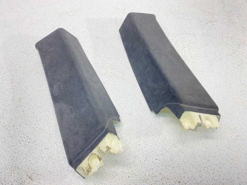 12-17 BMW F13 6 Series M6 Cpe B Pillar Upper Trim Cover Alcantara Black Set OEM✅