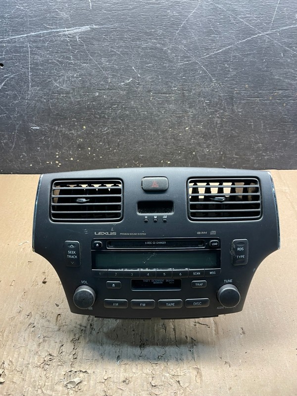 2002 2003 2004 Lexus ES330 Es300 Radio Receiver Tape CD Air Vent OEMU1561 DG