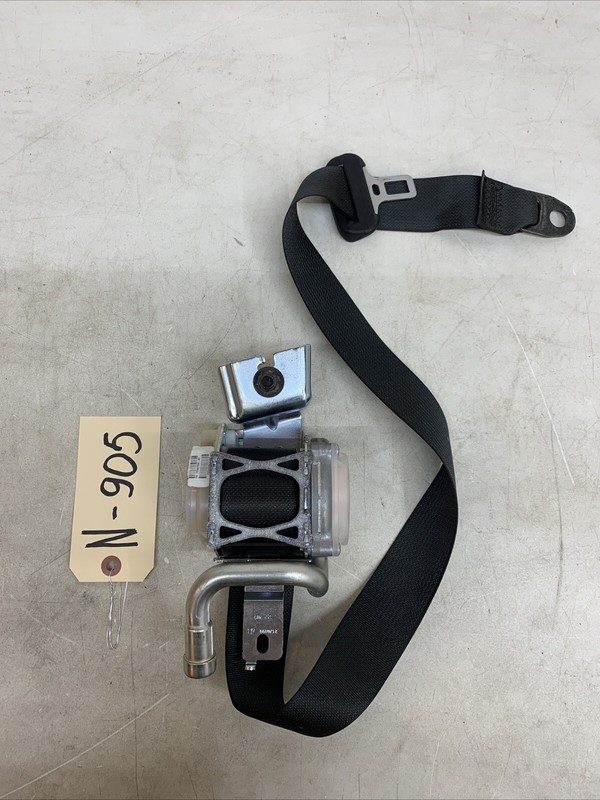 16-20 TESLA MODEL X REAR LEFT SEAT BELT RETRACTOR BLACK FOR 2ND ROW OEM 905 B120