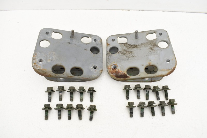 2003-2008 Nissan 350Z Rear Crash Impact Bar Mounting Brackets Set Pair OEM KW57