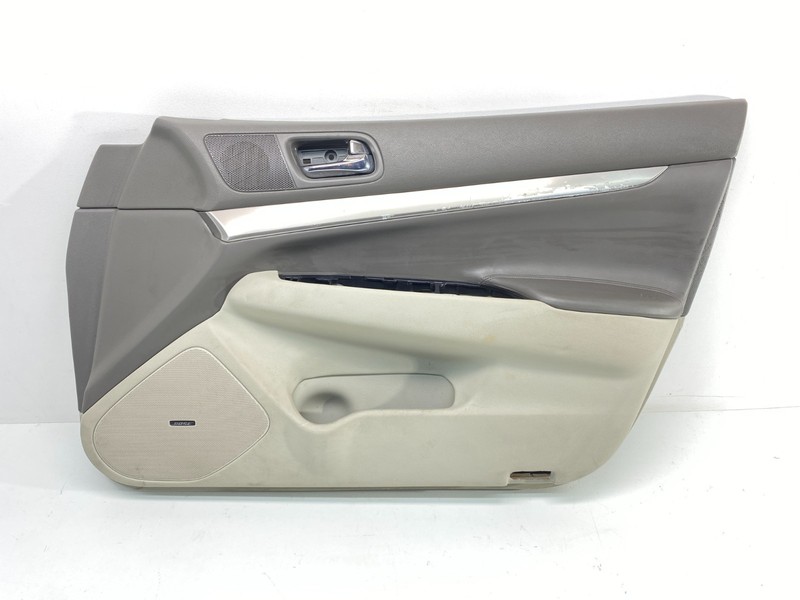09-12 Infiniti G37 Sedan Front Right Passenger Interior Door Panel Gray OEM✅