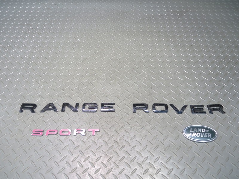 14-22 RANGE ROVER SPORT L494 TRUNK LID TAILGATE EMBLEM LOGO BADGE SYMBOL SET