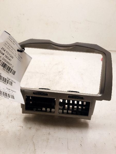 2009 TOYOTA YARIS DASH RADIO BEZEL ASSEMBLY