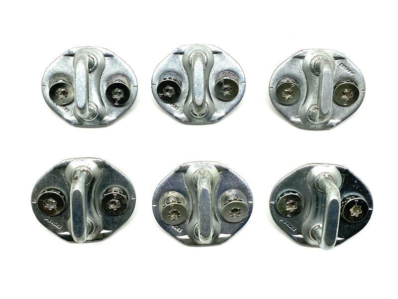 Door Lock Latch Striker Plate Set of 6 Fits 2005-2021 Mitsubishi Outlander 79868