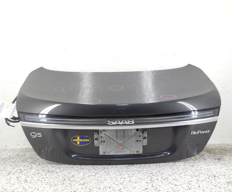 2010 2011 Saab 9-5 Trunk Deck Lid W/ Third Brake Light OEM Gray 310