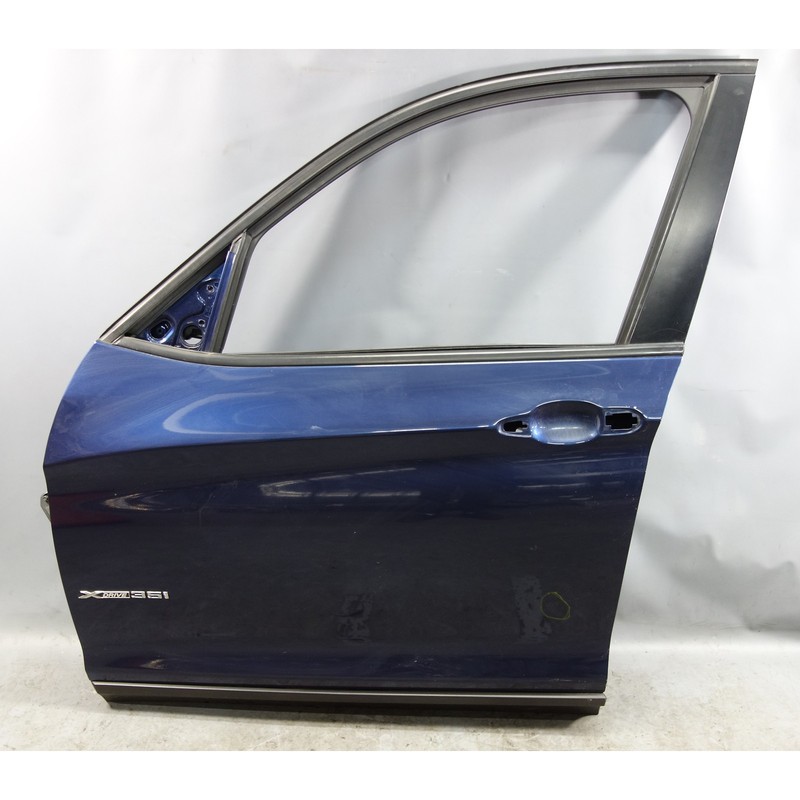 2011-2017 BMW F25 X3 SAV Left Front Driver's Door Shell Deep-Sea Blue Metallic