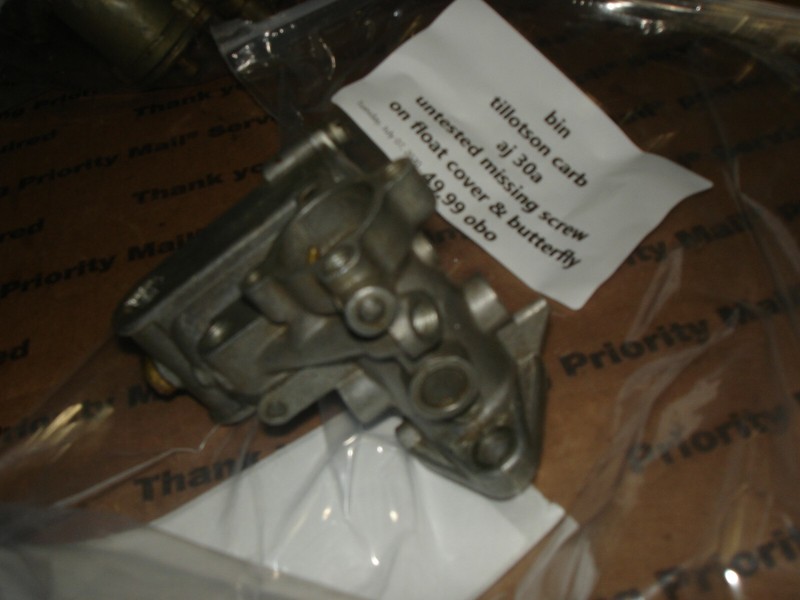Tillotson carburetor aj30auntested Bin 503 #3